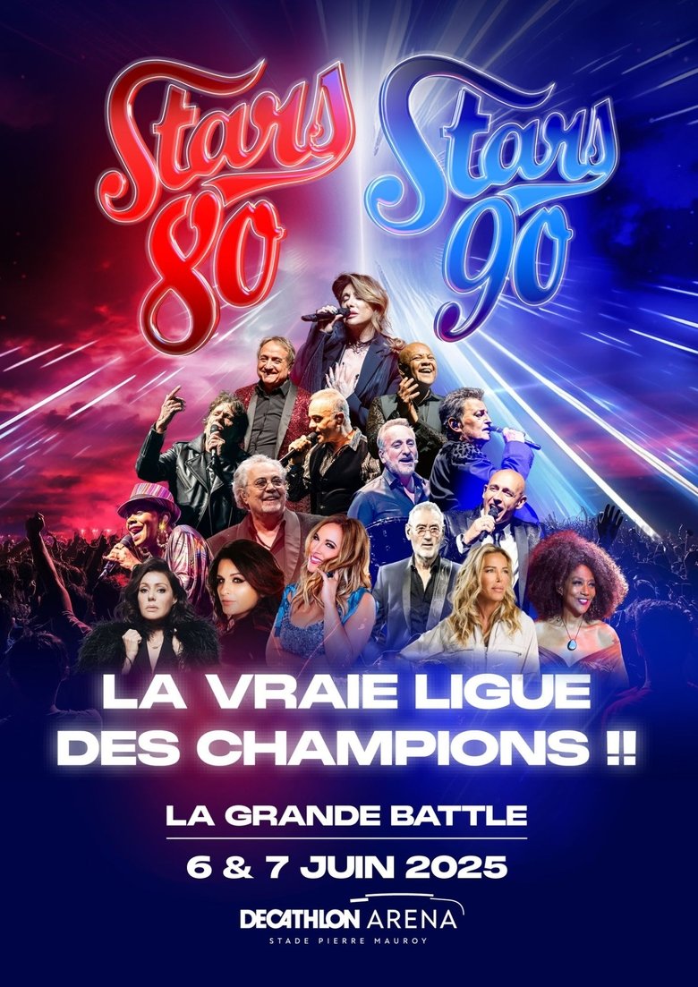 Poster of Stars 80 vs Stars 90, la grande battle
