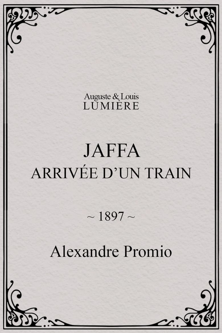 Poster of Jaffa : arrivée d’un train