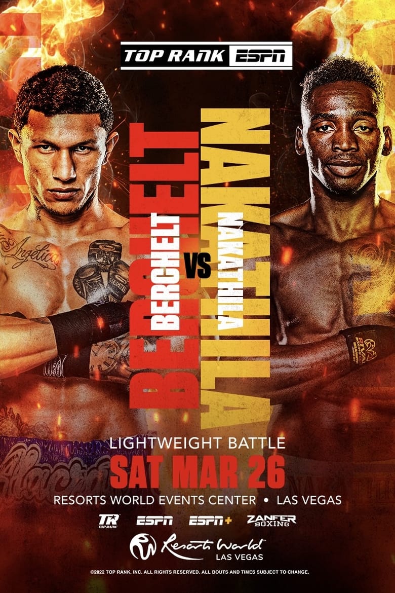 Poster of Miguel Berchelt vs. Jeremiah Nakathila