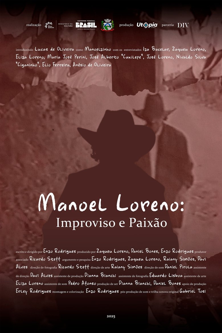 Poster of Manoel Loreno: Improviso e Paixão