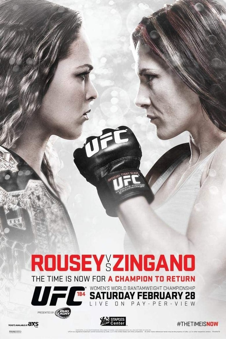 Poster of UFC 184: Rousey vs. Zingano