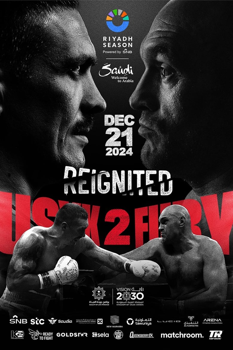 Poster of Oleksandr Usyk vs. Tyson Fury II