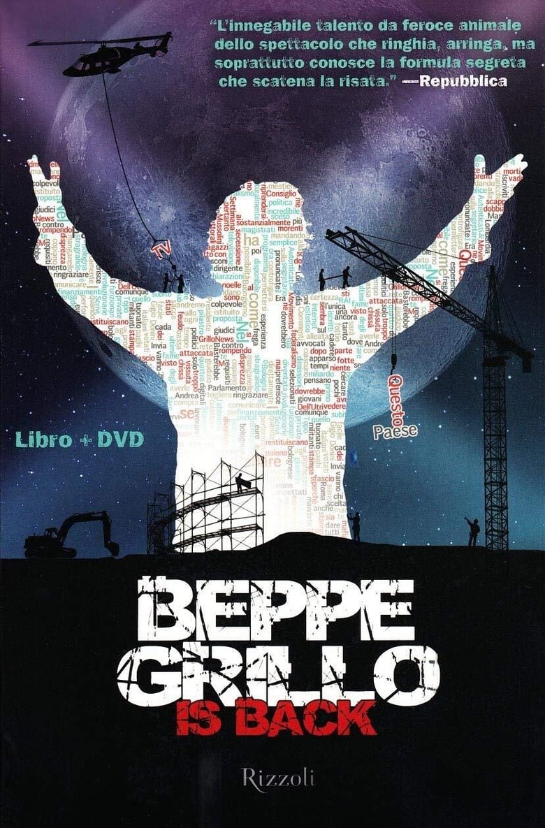 Poster of Beppe Grillo is back