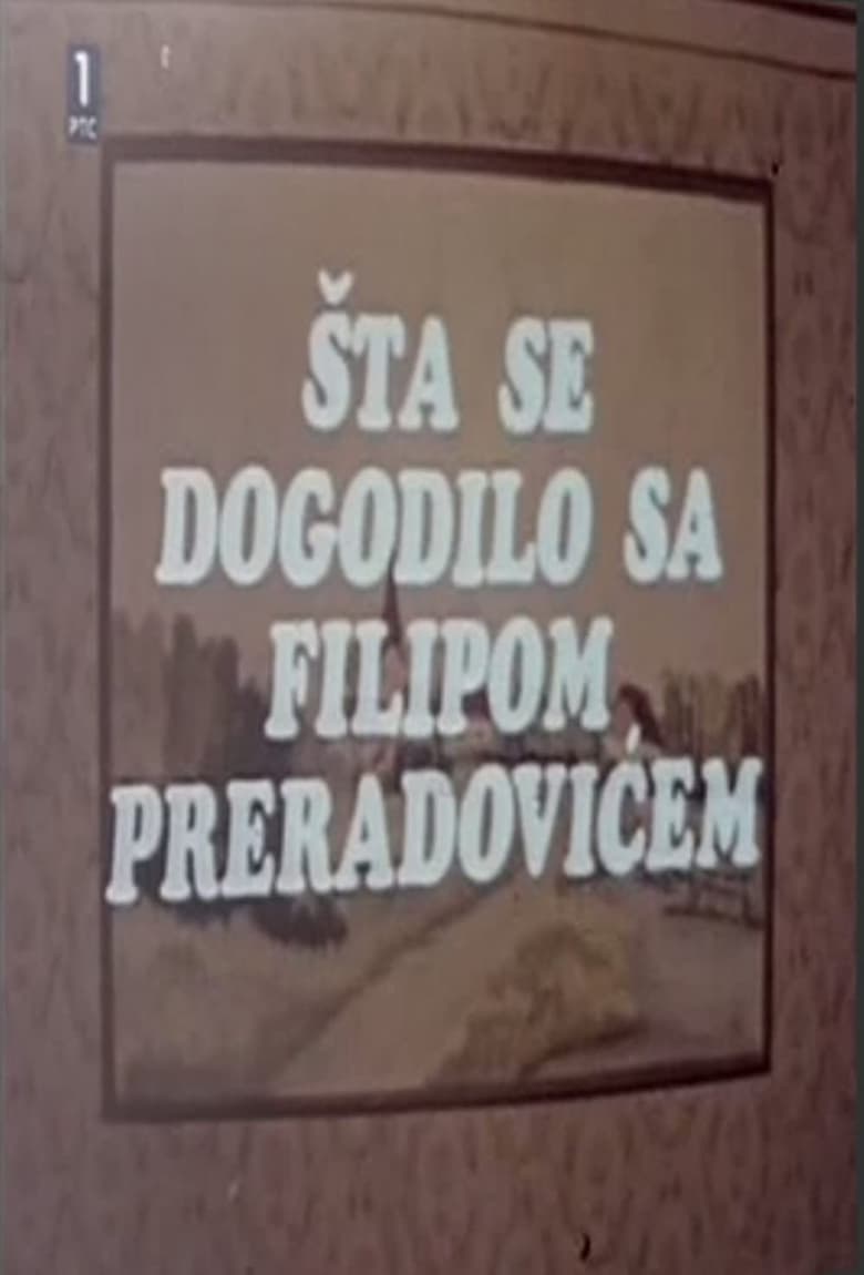 Poster of What Happened with Filip Preradović