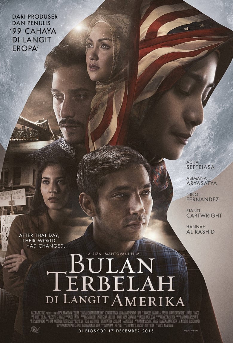 Poster of Bulan Terbelah di Langit Amerika