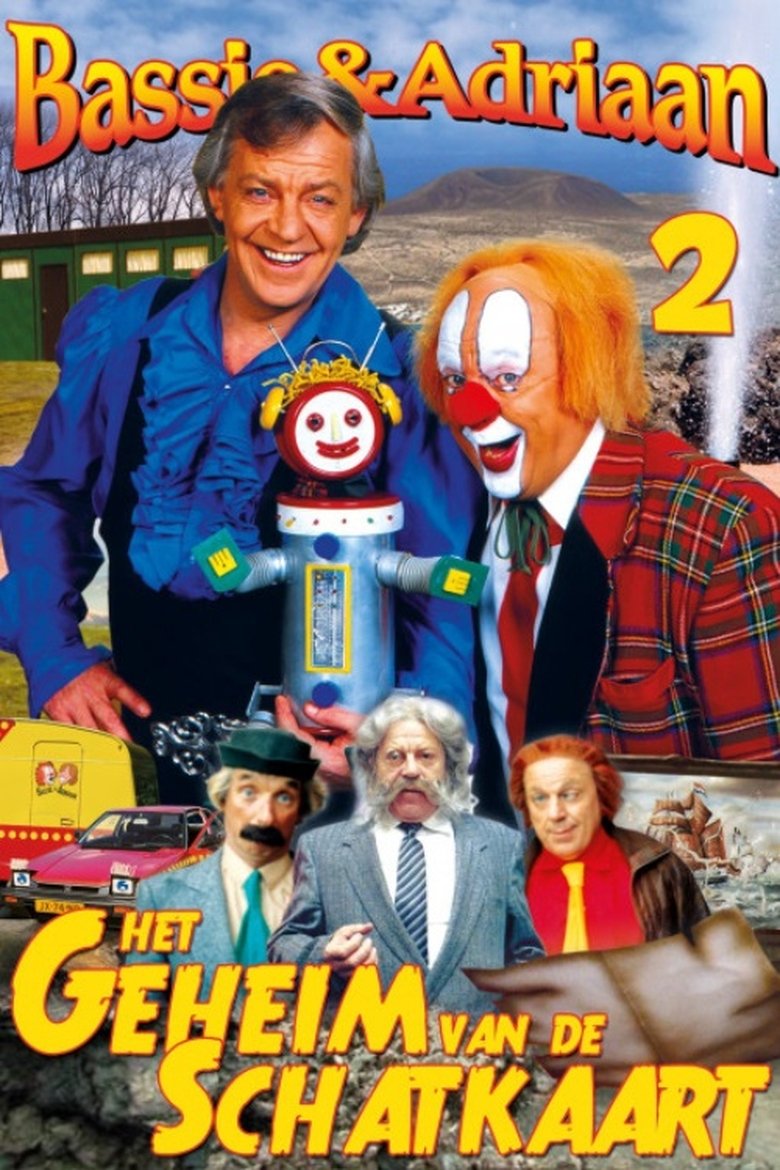 Poster of Bassie & Adriaan Het geheim Van De Schatkaart Deel 2