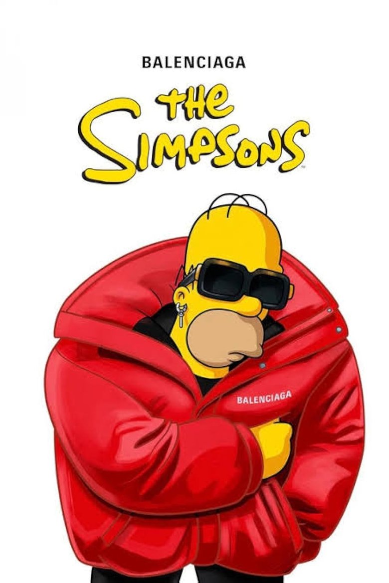 Poster of The Simpsons | Balenciaga