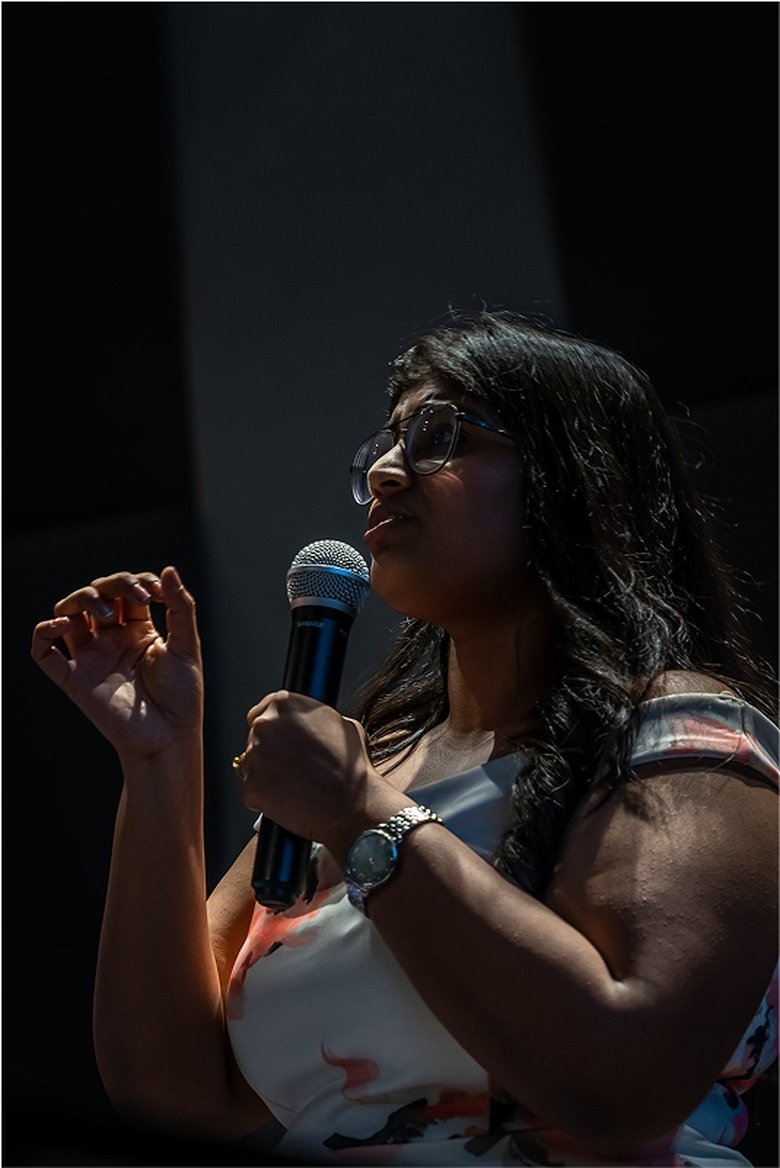 Portrait of Evelyn Jude Rodrigues