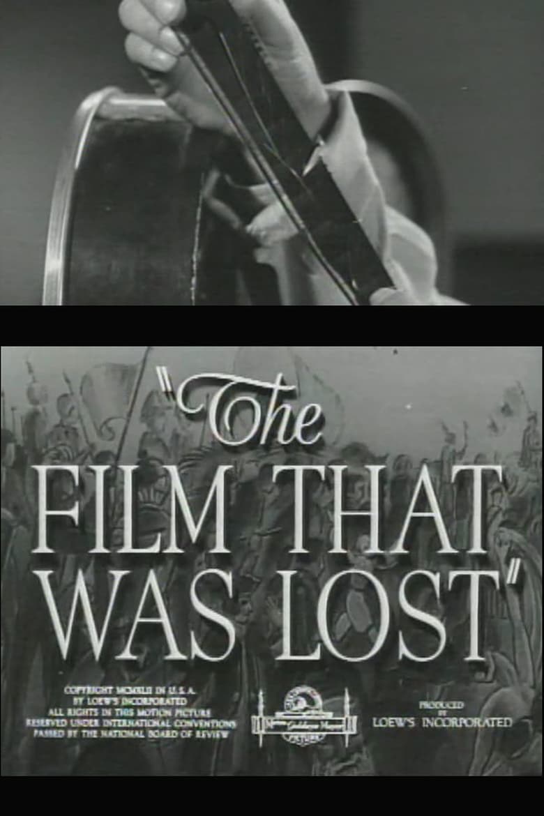 Poster of The Film That Was Lost