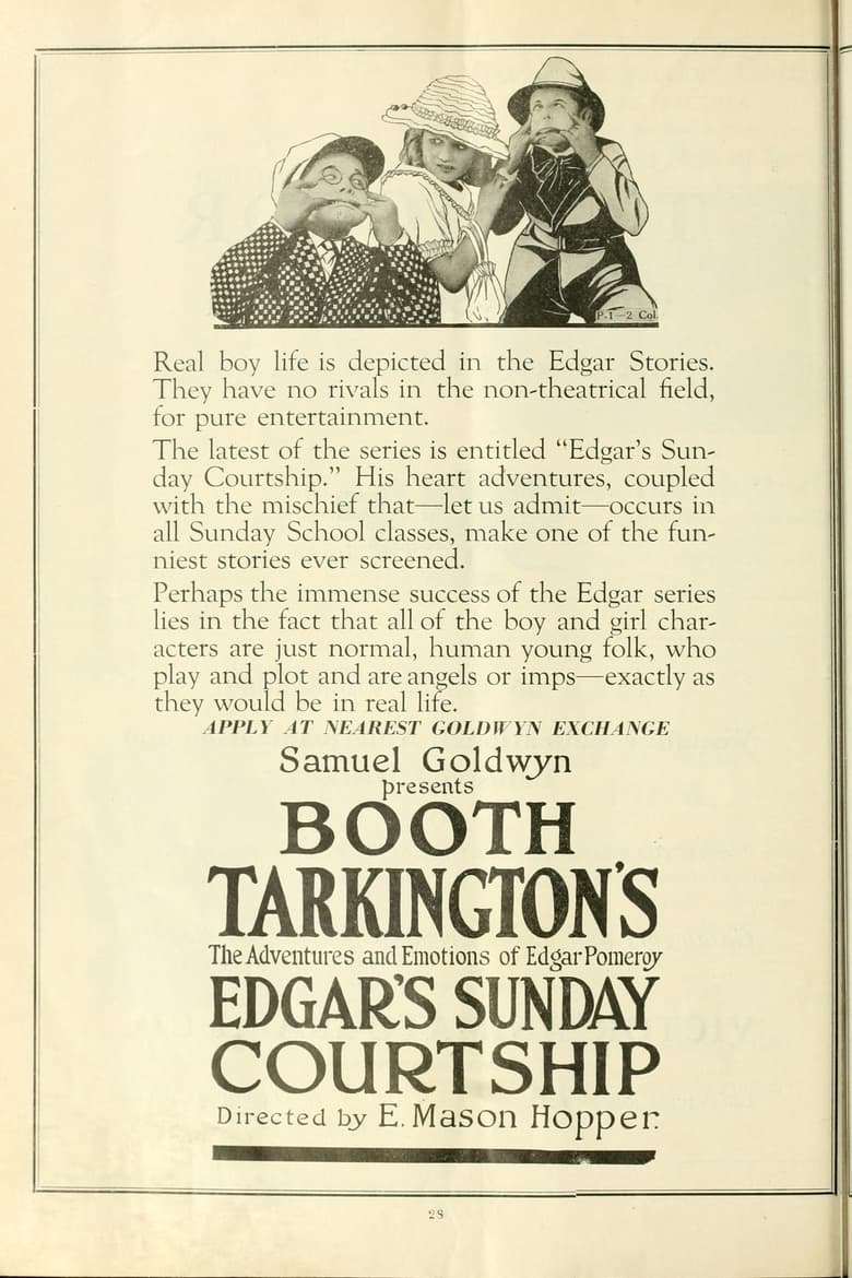 Poster of Edgar's Sunday Courtship