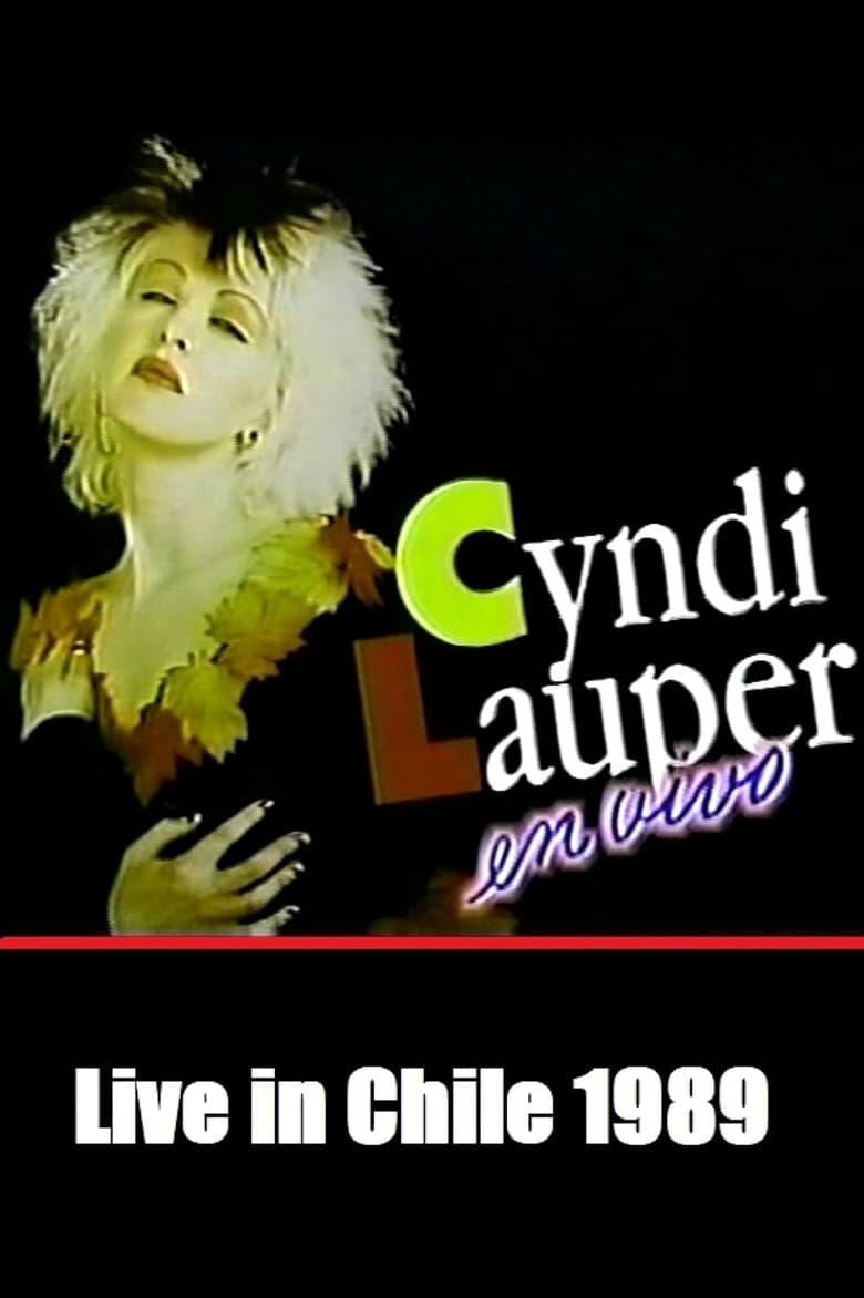 Poster of Cyndi Lauper Live in Chile 1989