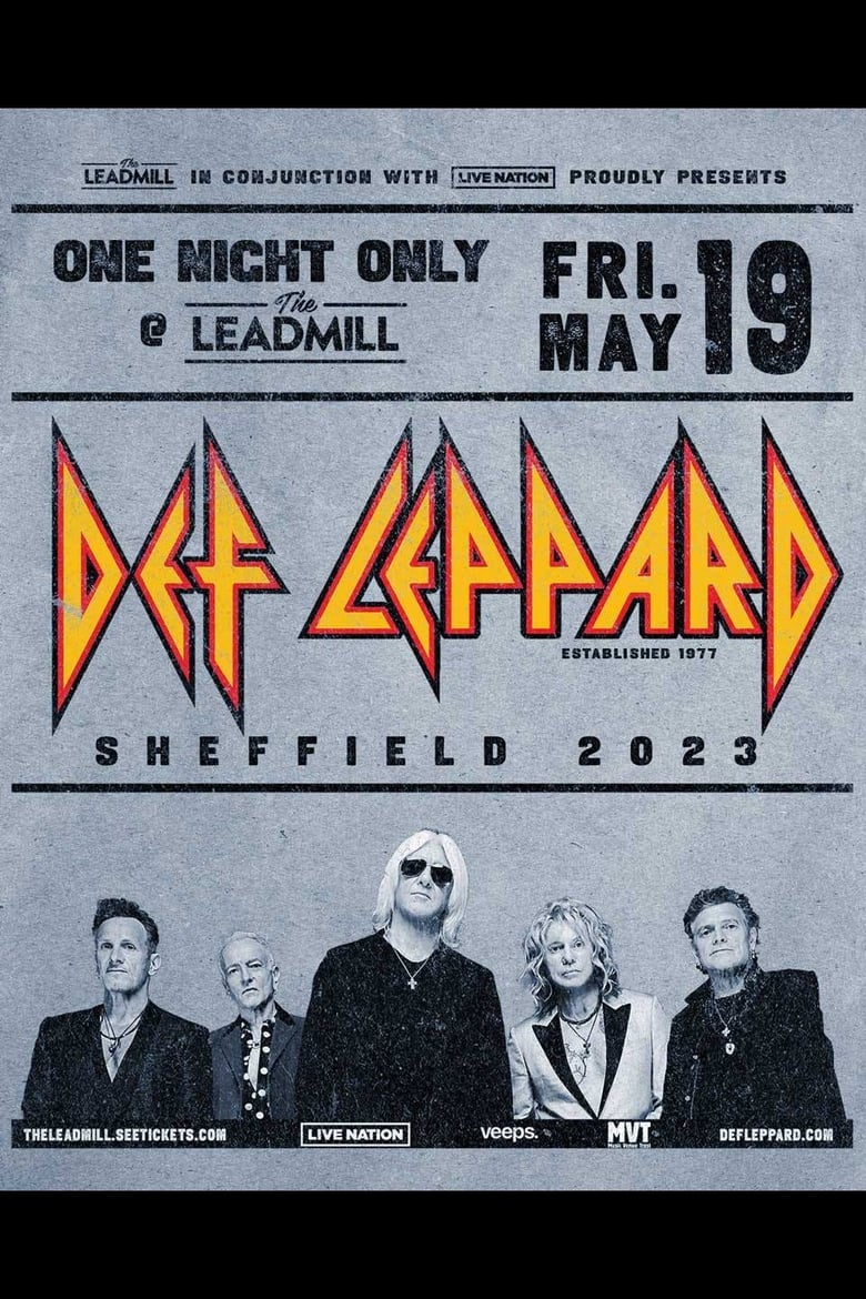 Poster of Def Leppard- Live at The Leadmill