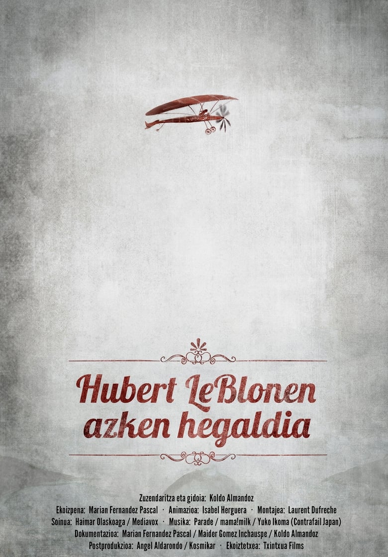 Poster of Hubert Le Blon's Last Flight