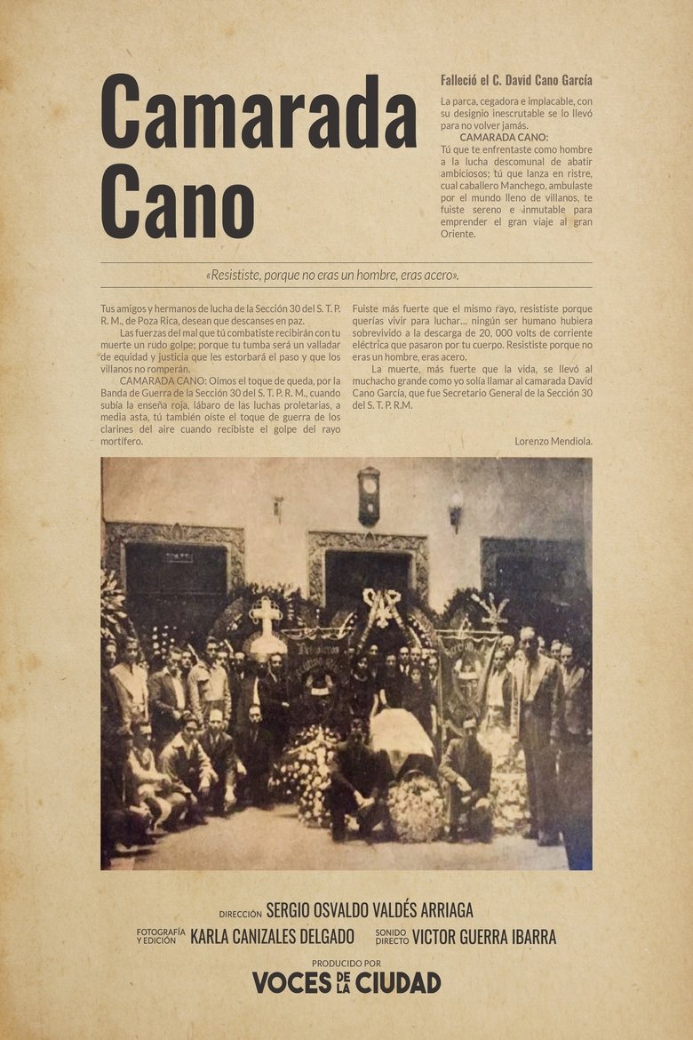 Poster of Camarada Cano