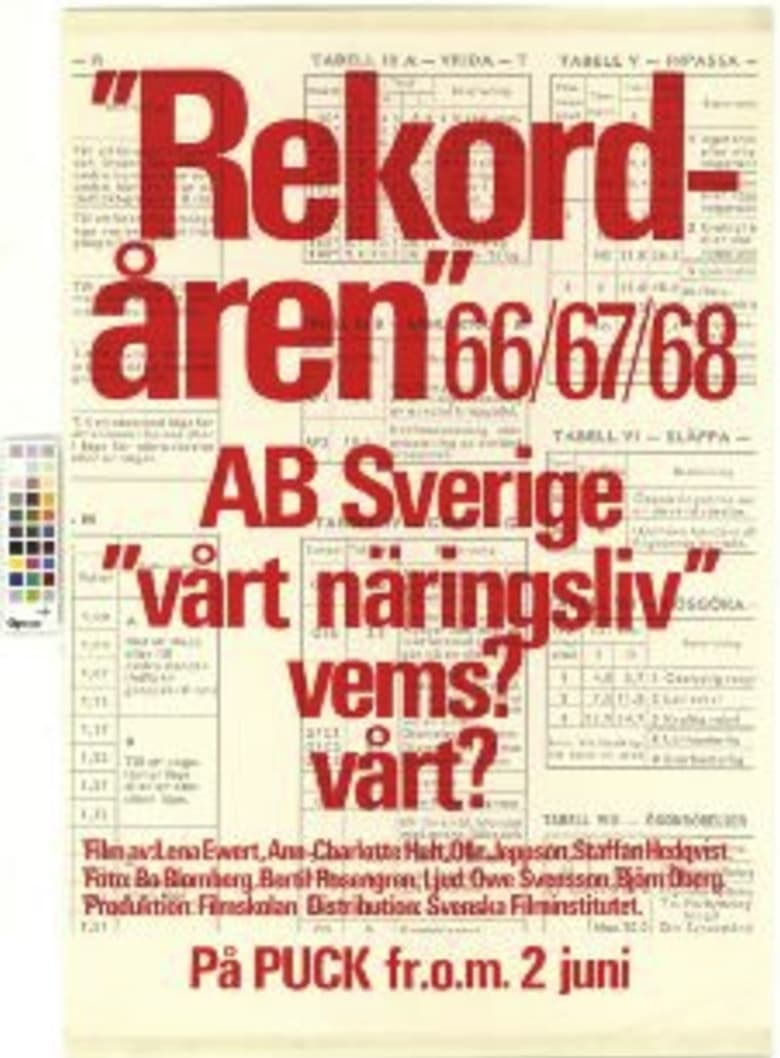 Poster of Rekordåren 66/67/68