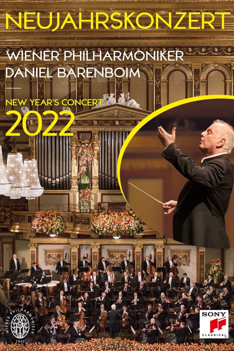 Poster of New Year's Concert 2022 from the Teatro La Fenice