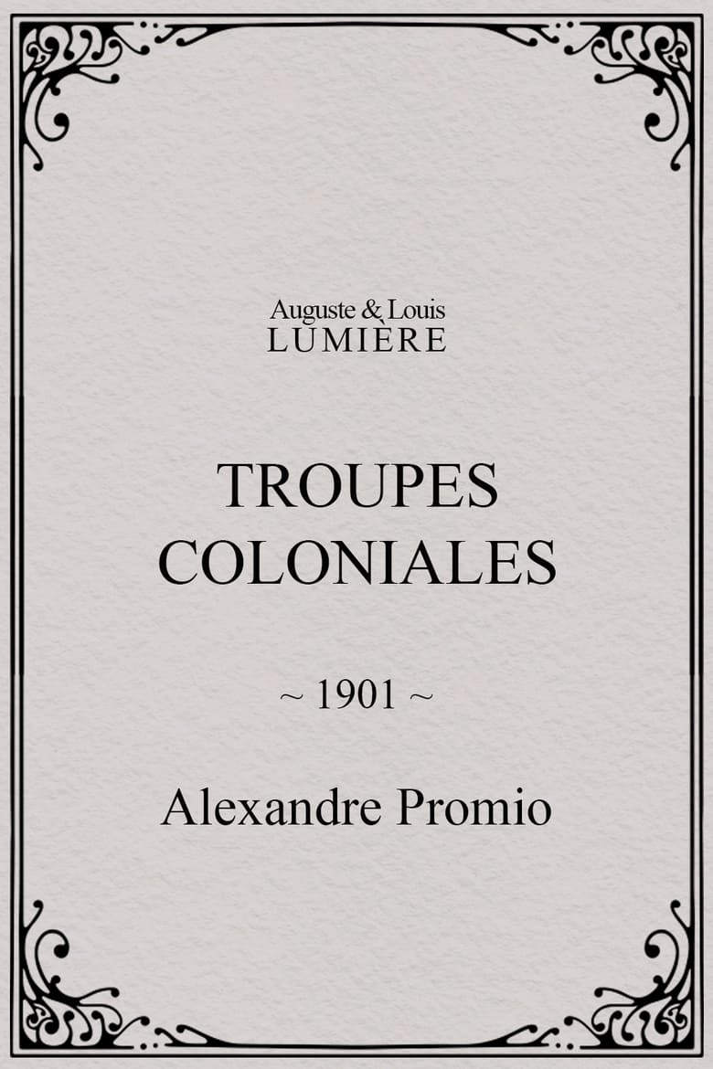 Poster of Troupes coloniales