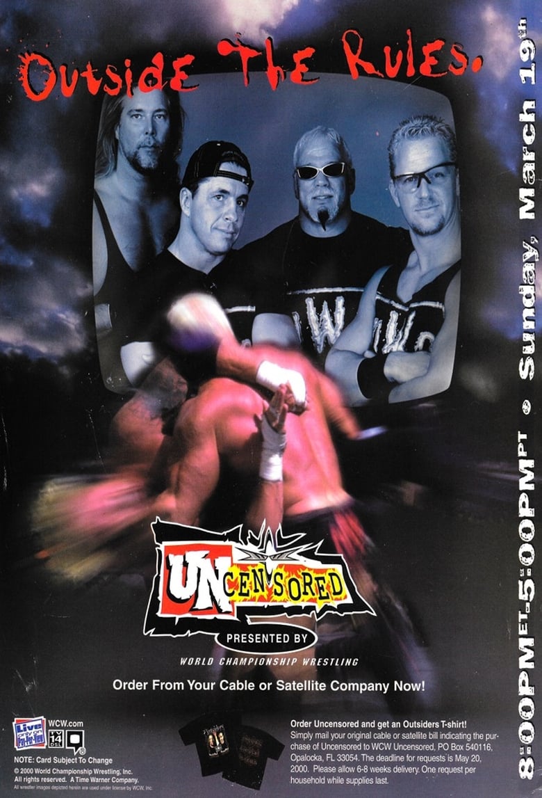 Poster of WCW Uncensored 2000