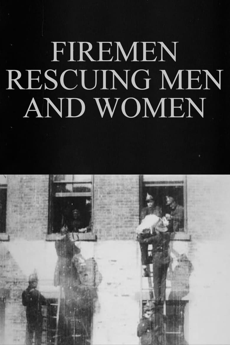 Poster of Firemen Rescuing Men and Women