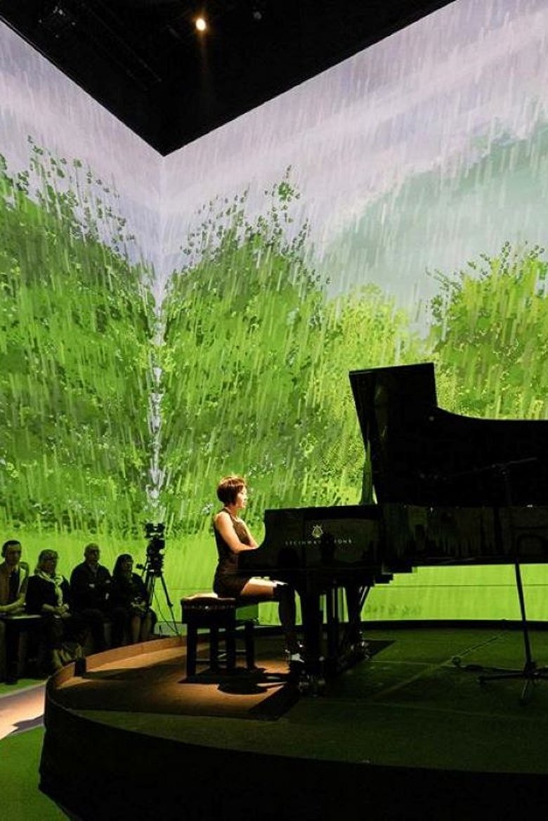 Poster of Yuja Wang x David Hockney London Lightroom