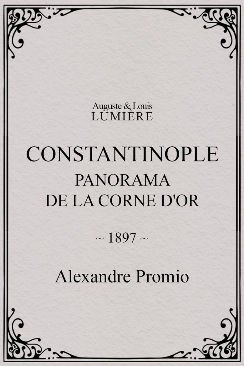 Poster of Constantinople, panorama de la corne d'or