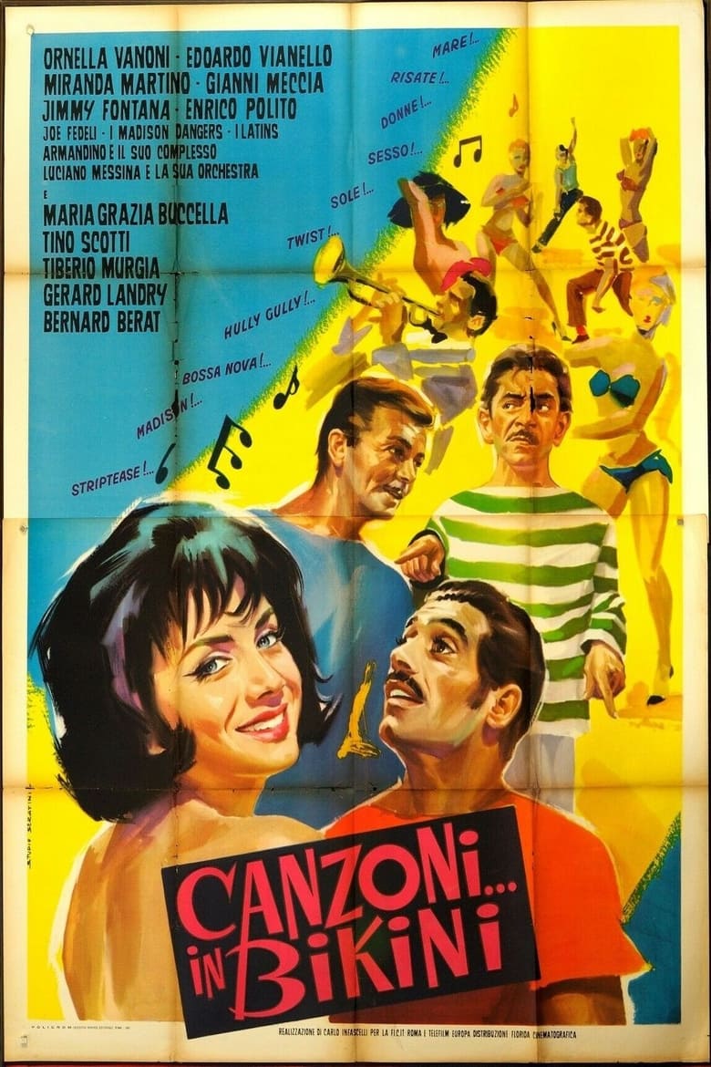 Poster of Canzoni... in bikini