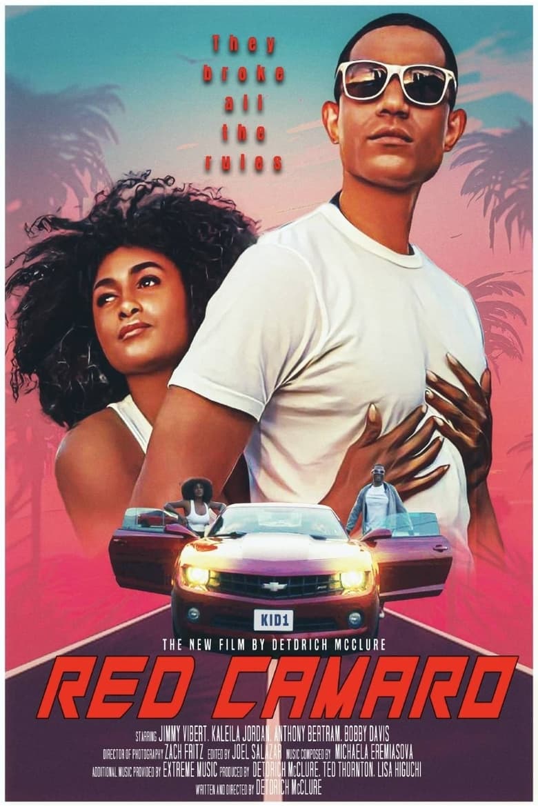 Poster of Red Camaro