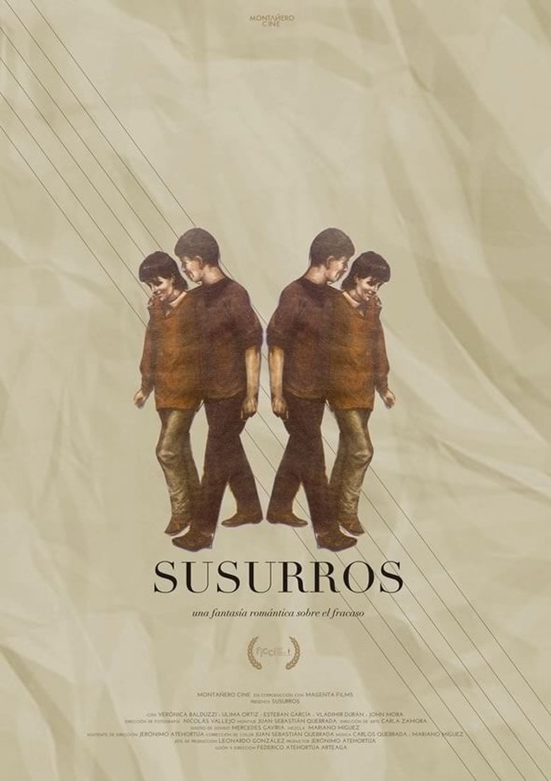 Poster of Whispers: a romantic fantasy about failure