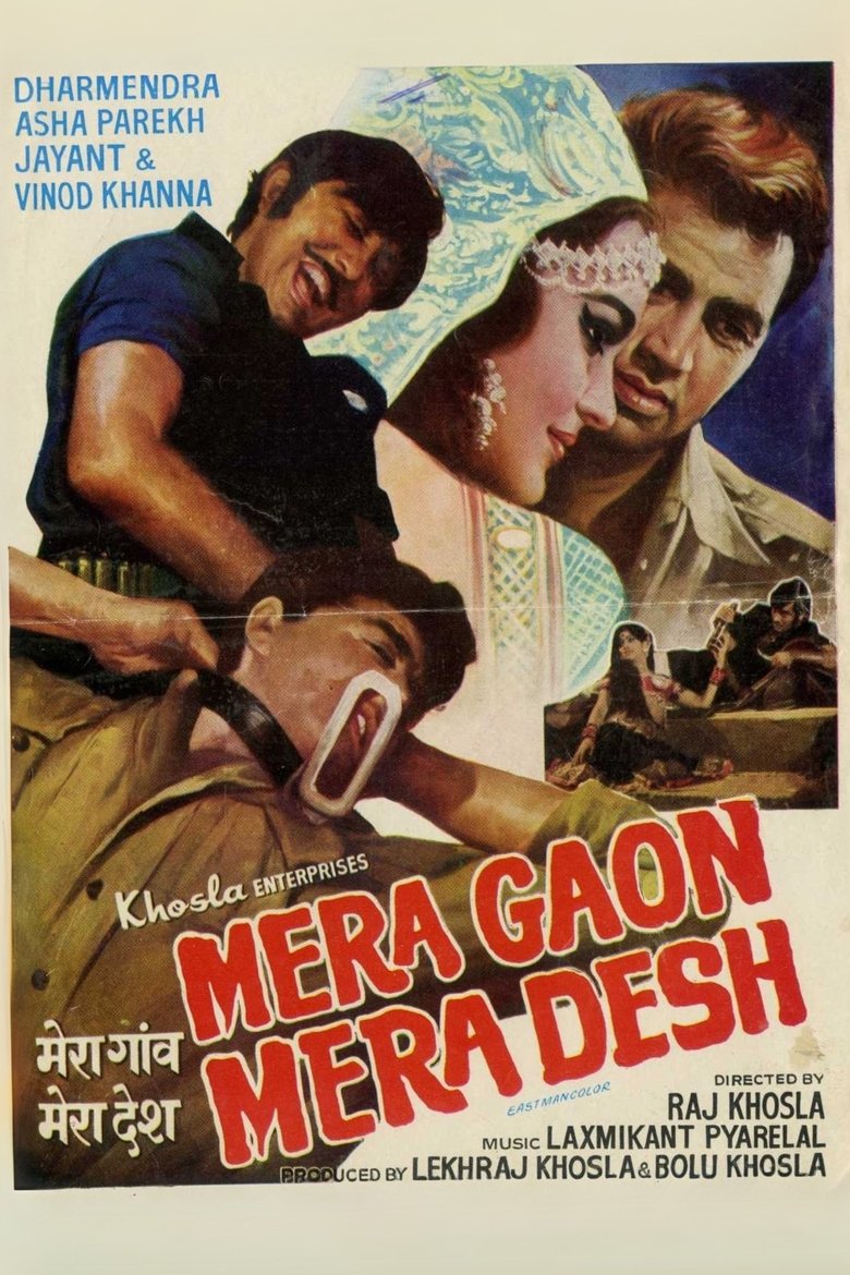 Poster of Mera Gaon Mera Desh