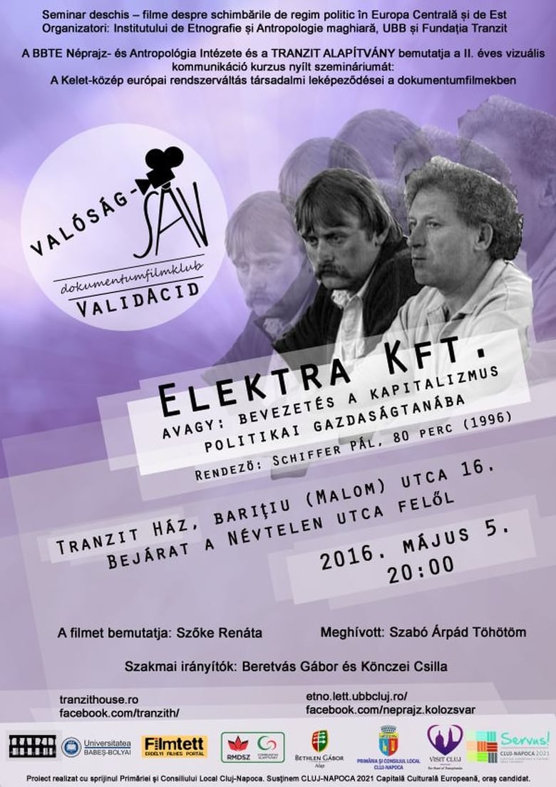 Poster of Elektra Kft. avagy: bevezetés a kapitalizmus politikai gazdaságtanába