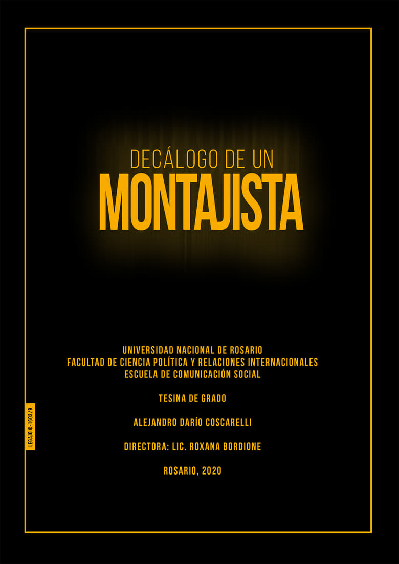 Poster of Decálogo de un montajista