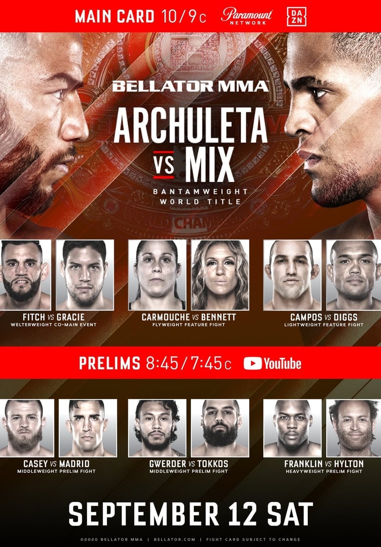 Poster of Bellator 246: Archuleta vs. Mix