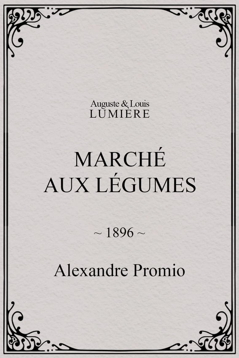 Poster of Marché aux légumes