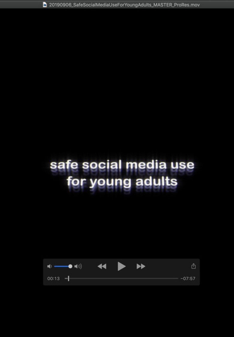 Poster of Safe Social Media Use for Young Adults