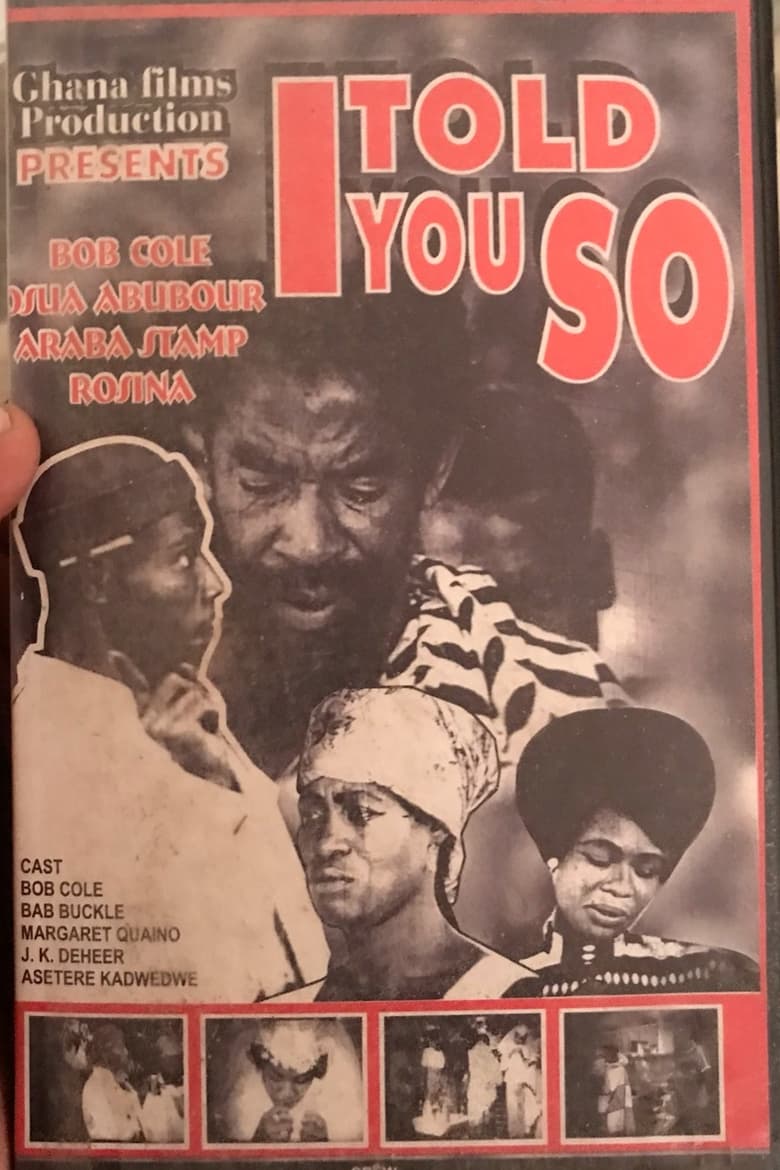 Poster of I Told You So