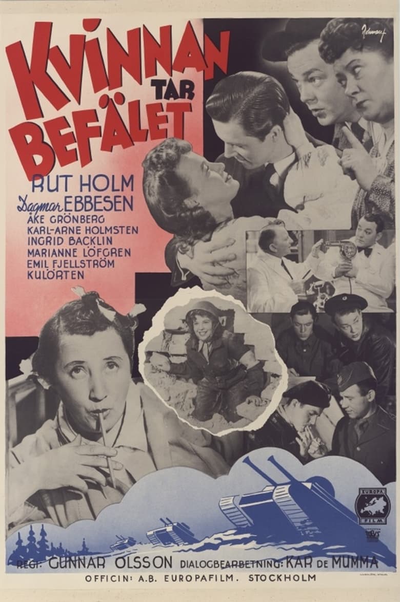 Poster of Kvinnan tar befälet