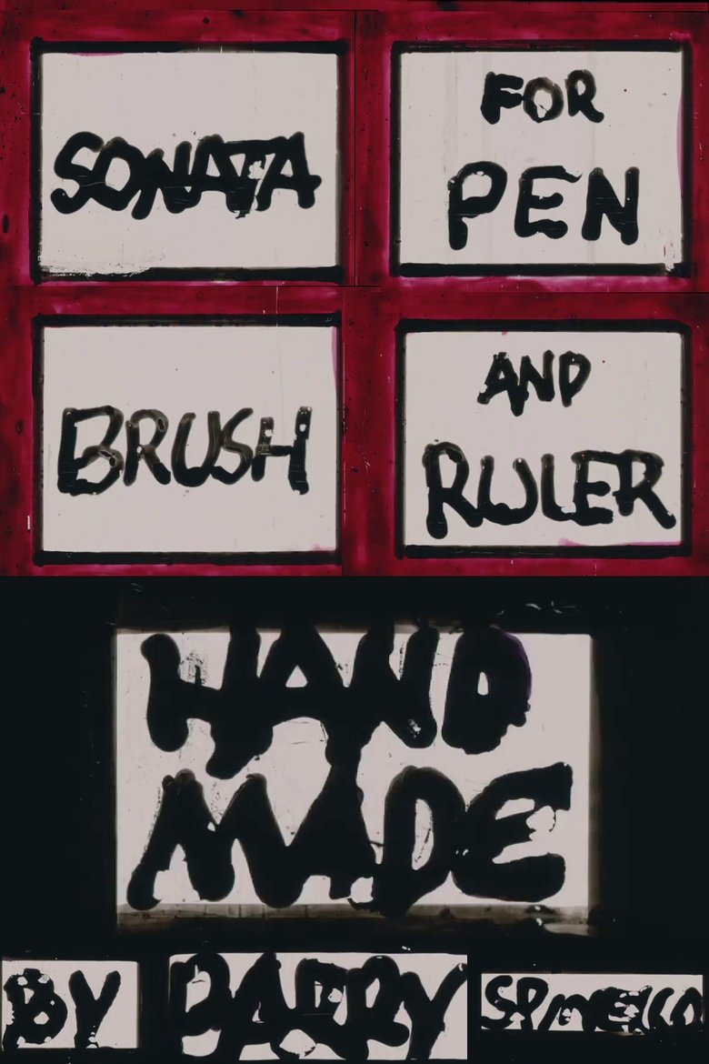 Poster of Sonata for Pen, Brush, and Ruler
