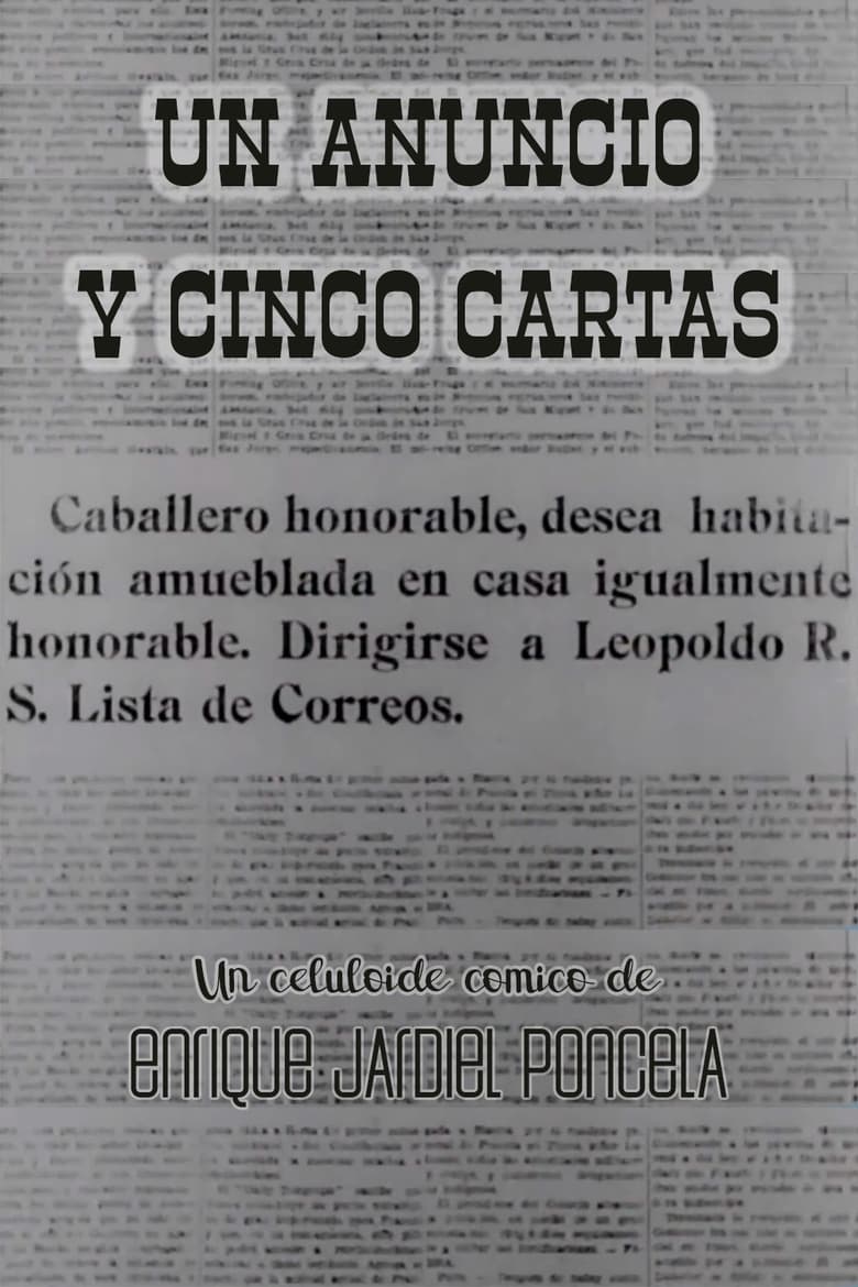 Poster of Un anuncio y cinco cartas