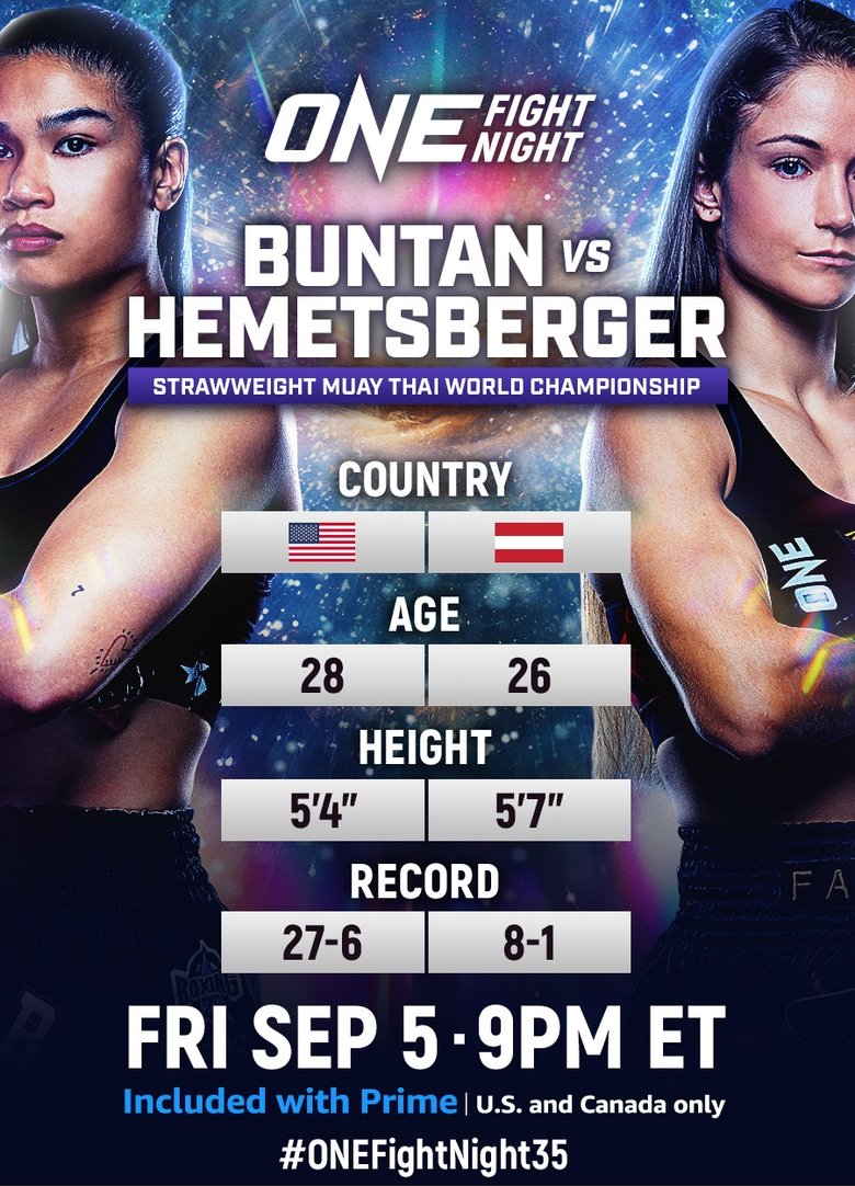 Poster of ONE Fight Night 35: Buntan vs. Hemetsberger