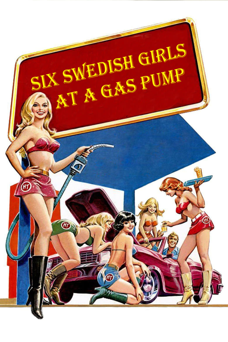 Poster of Six Swedish Girls at a Pump