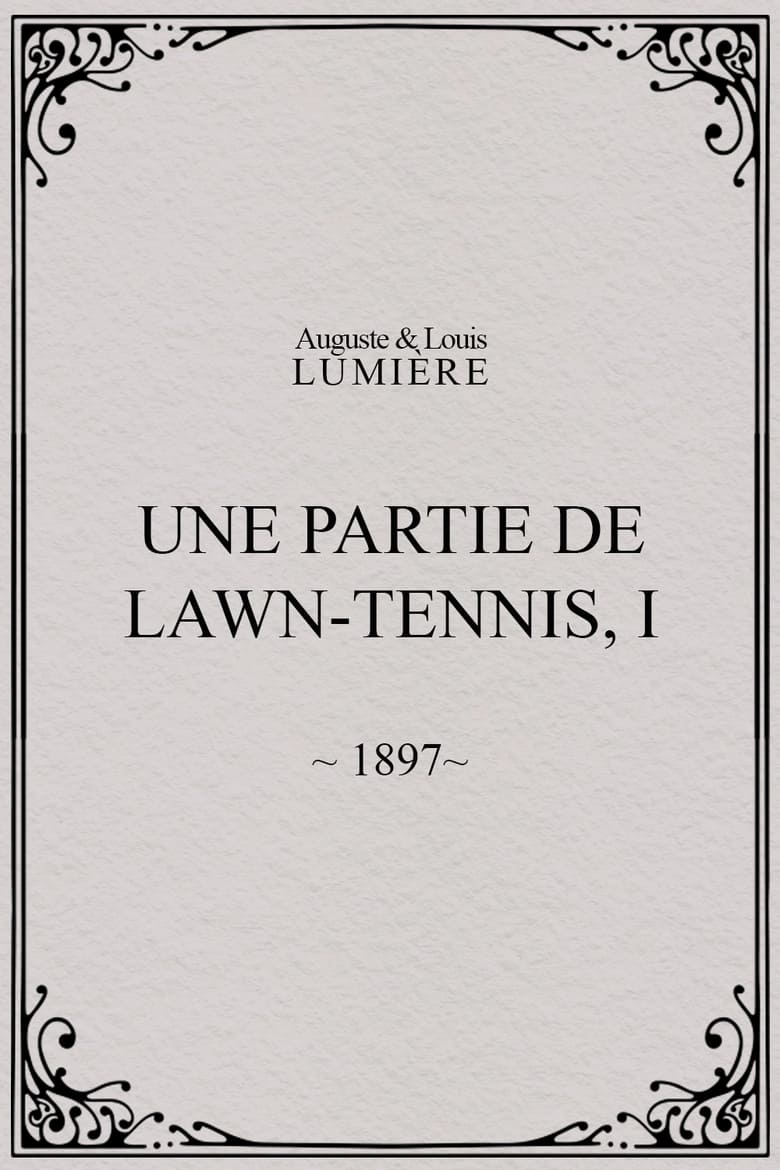 Poster of Une partie de lawn-tennis, I