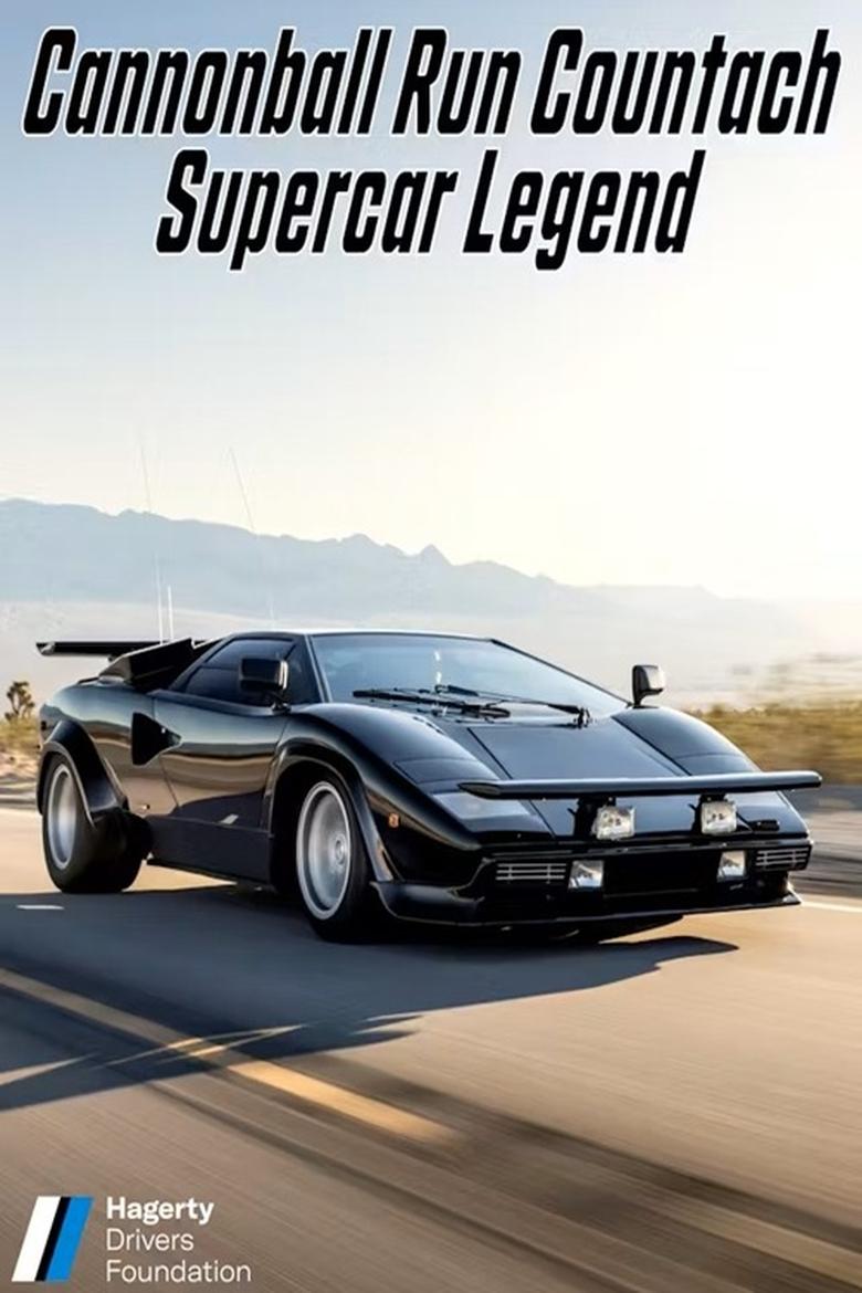 Poster of The Cannonball Run Countach