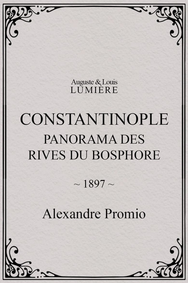 Poster of Constantinople, panorama des rives du Bosphore