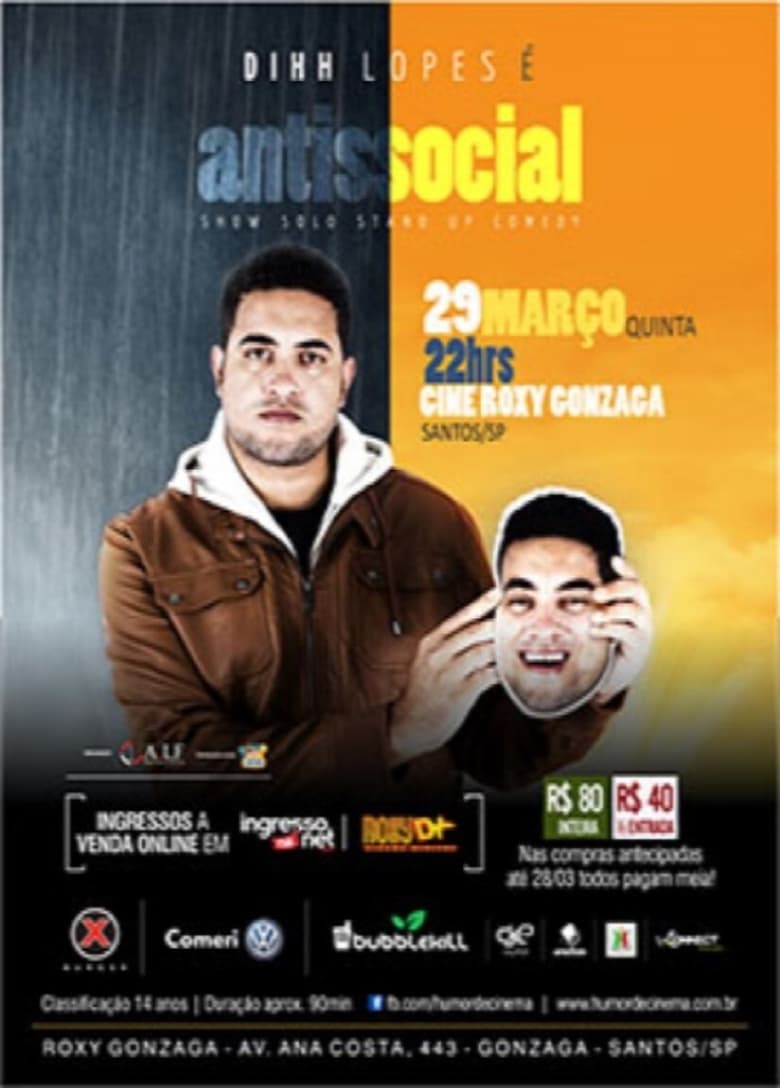 Poster of Dihh Lopes - Antissocial