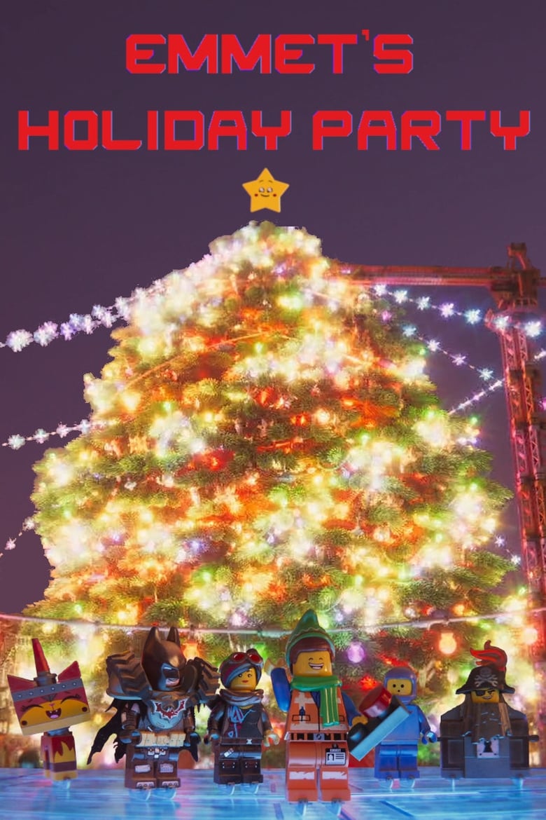 Poster of Emmet's Holiday Party: A LEGO Movie Short