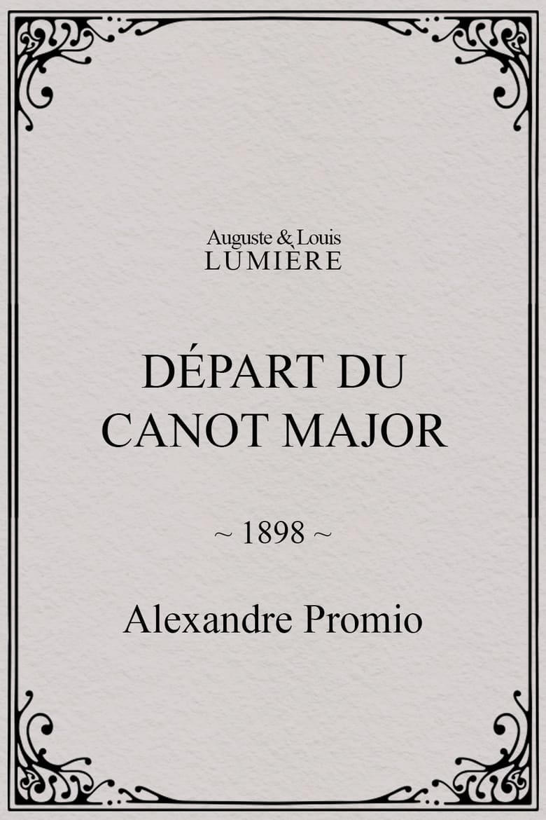 Poster of Départ du canot major