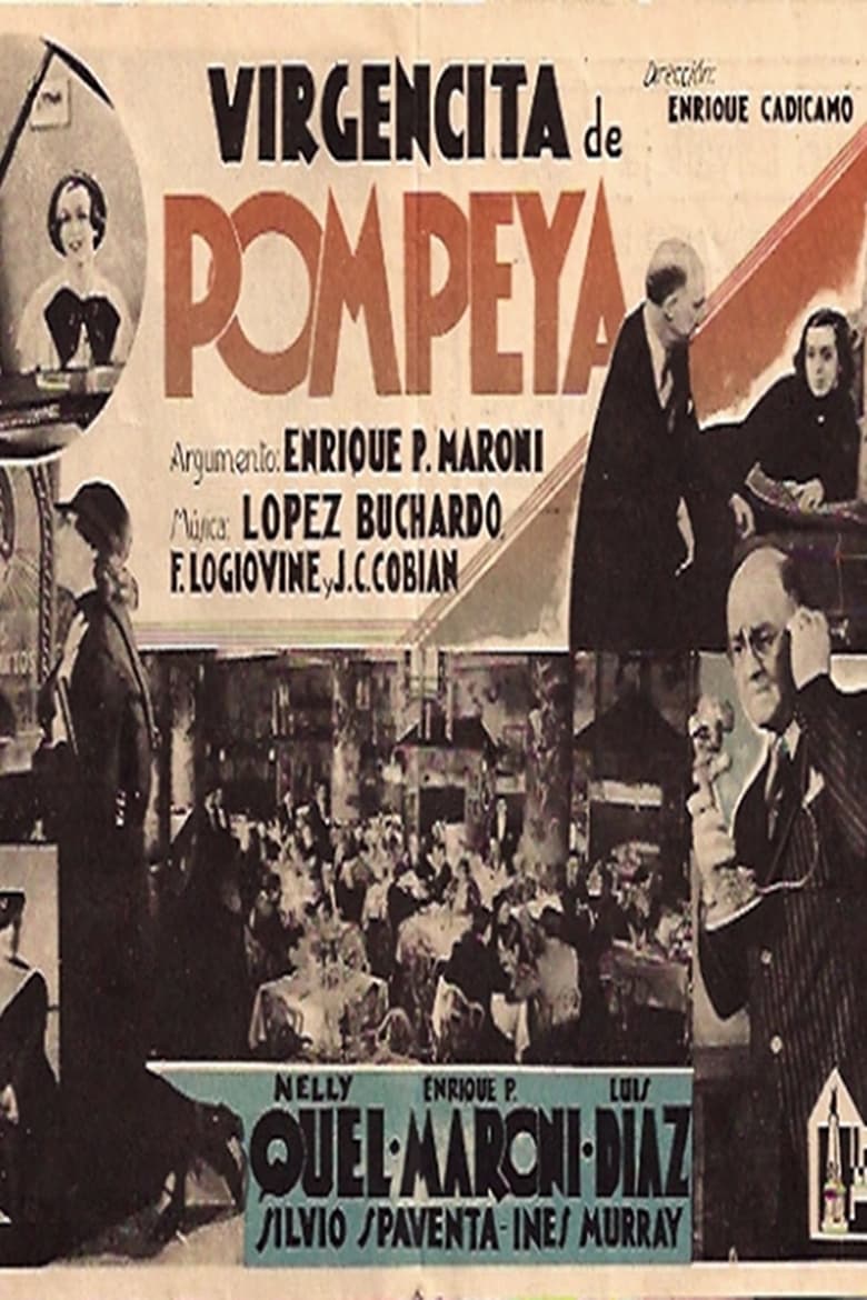 Poster of La virgencita de Pompeya