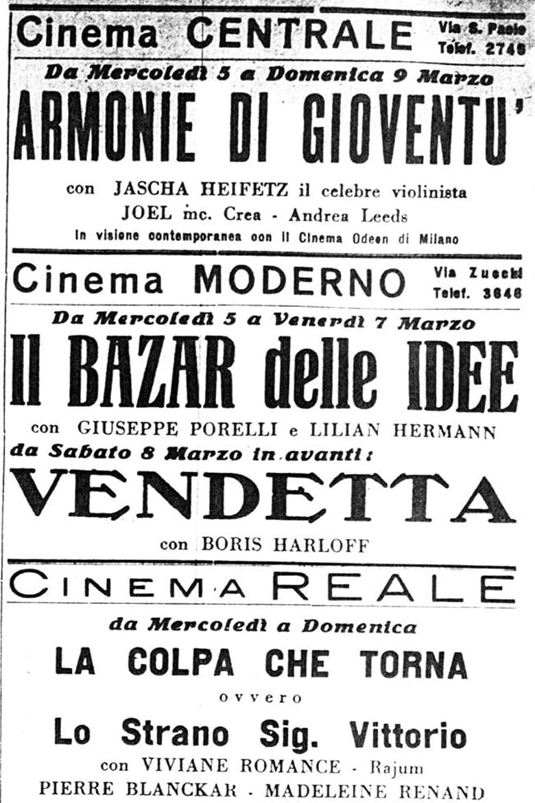 Poster of Il bazar delle idee