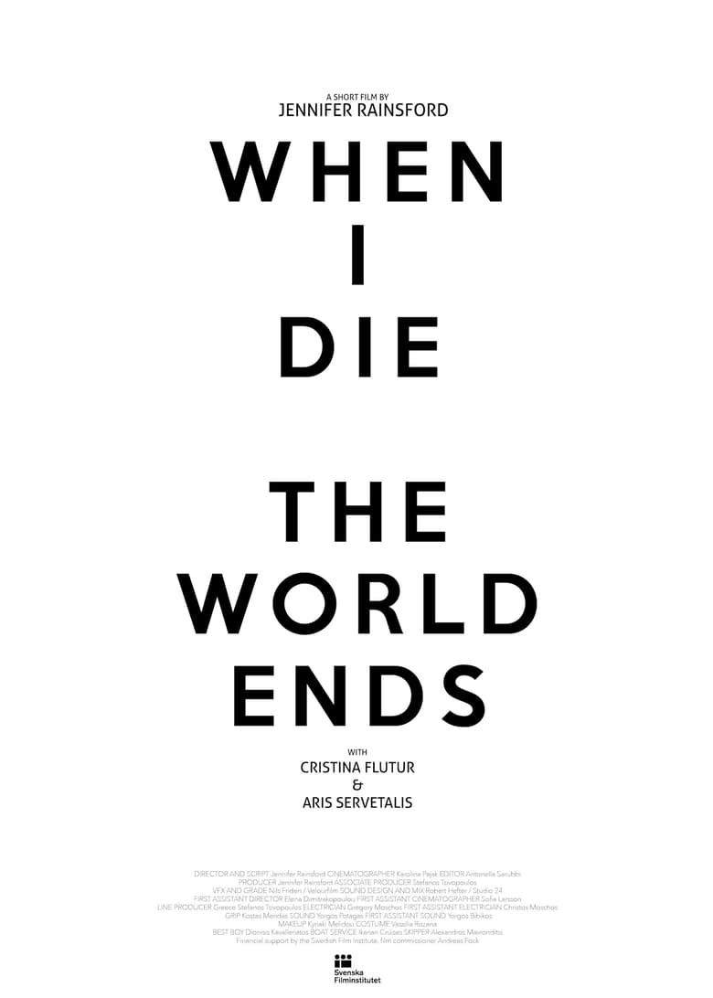 Poster of When I Die the World Ends