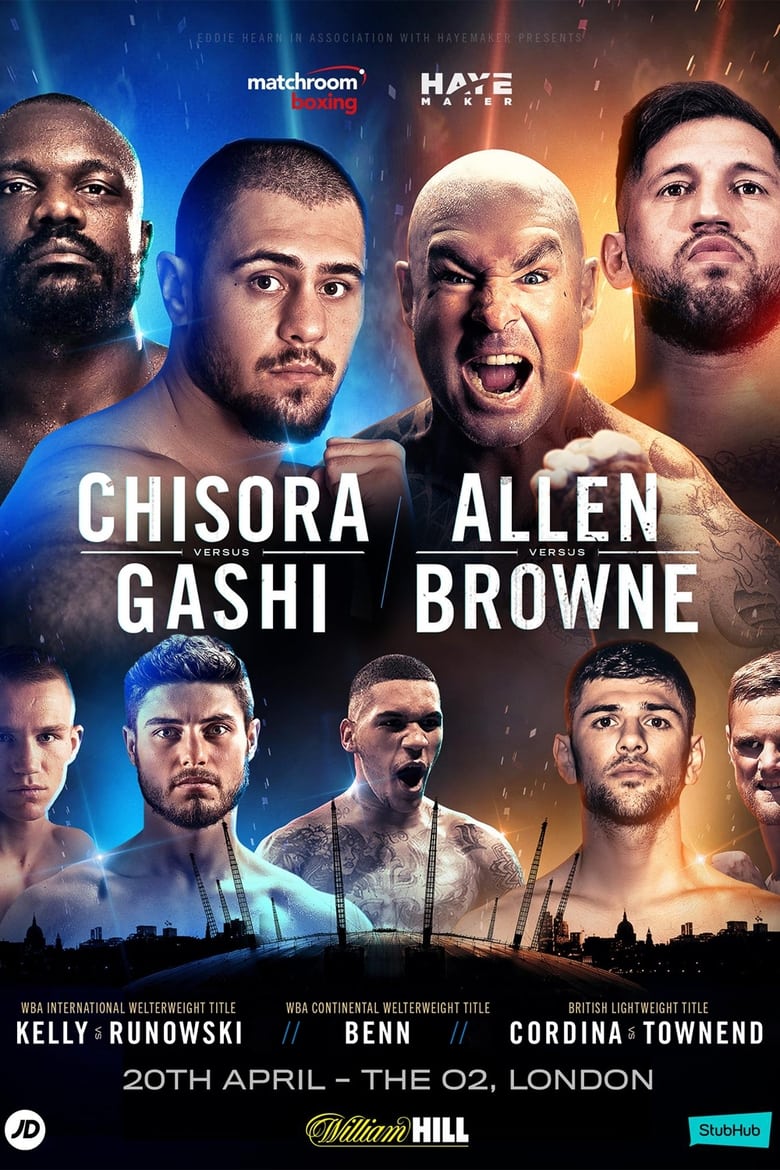 Poster of Derek Chisora vs. Senad Gashi